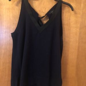 Darling JCrew sleeveless back tie sweater